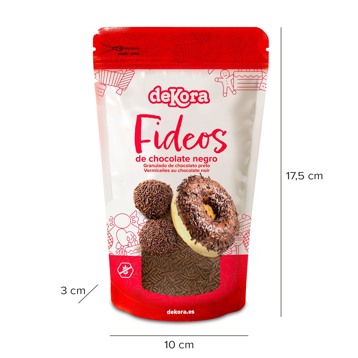 FIDEOS DE CHOCOLATE 100 GR