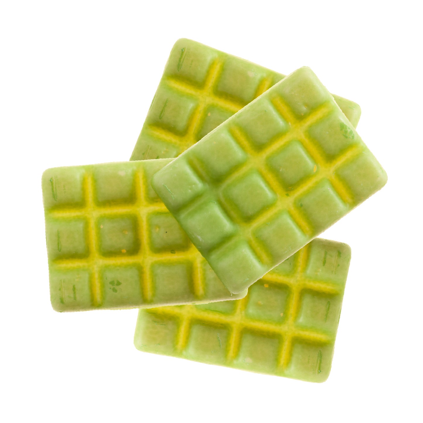  TABLETTE CHOCO BLANCO PISTACHO 35X26MM - 36 UDS