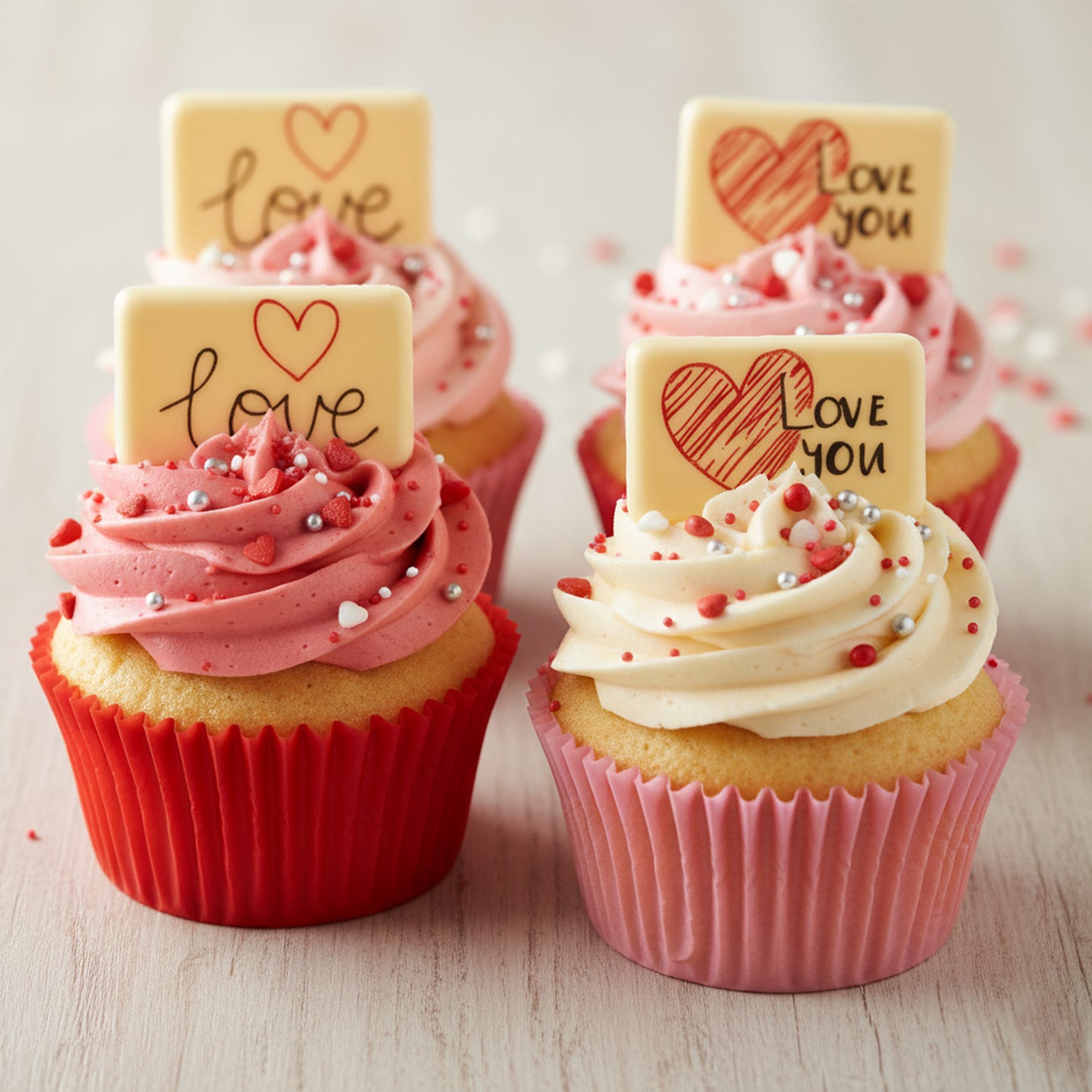 ASSORTIMENT AMOUR RECTANGULAIRE 38X24MM - 126 UNITÉS