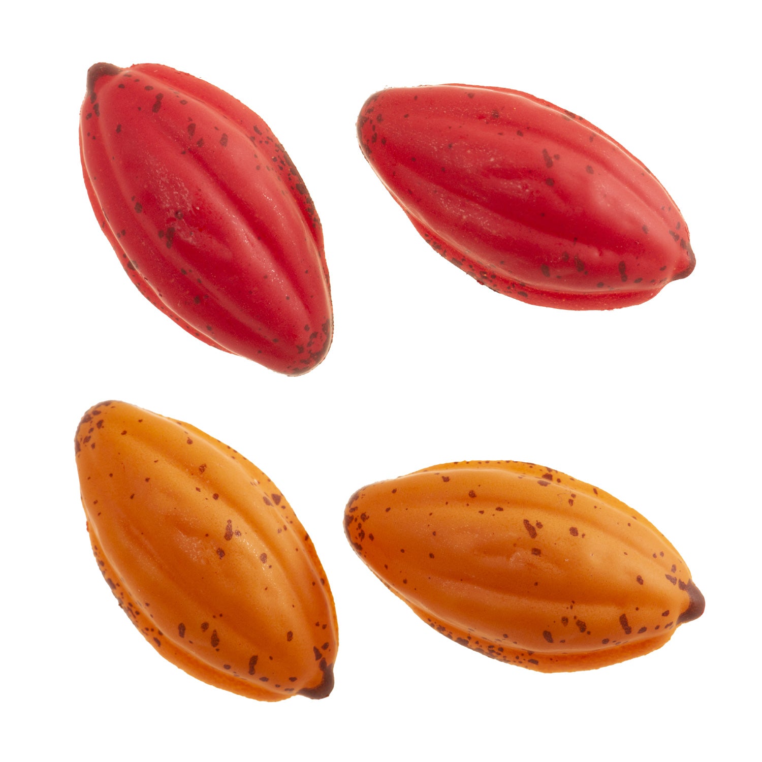 FRUTO DE CACAO CHOCOLATE BLANCO 2D 31X17 MM - 65 UDS