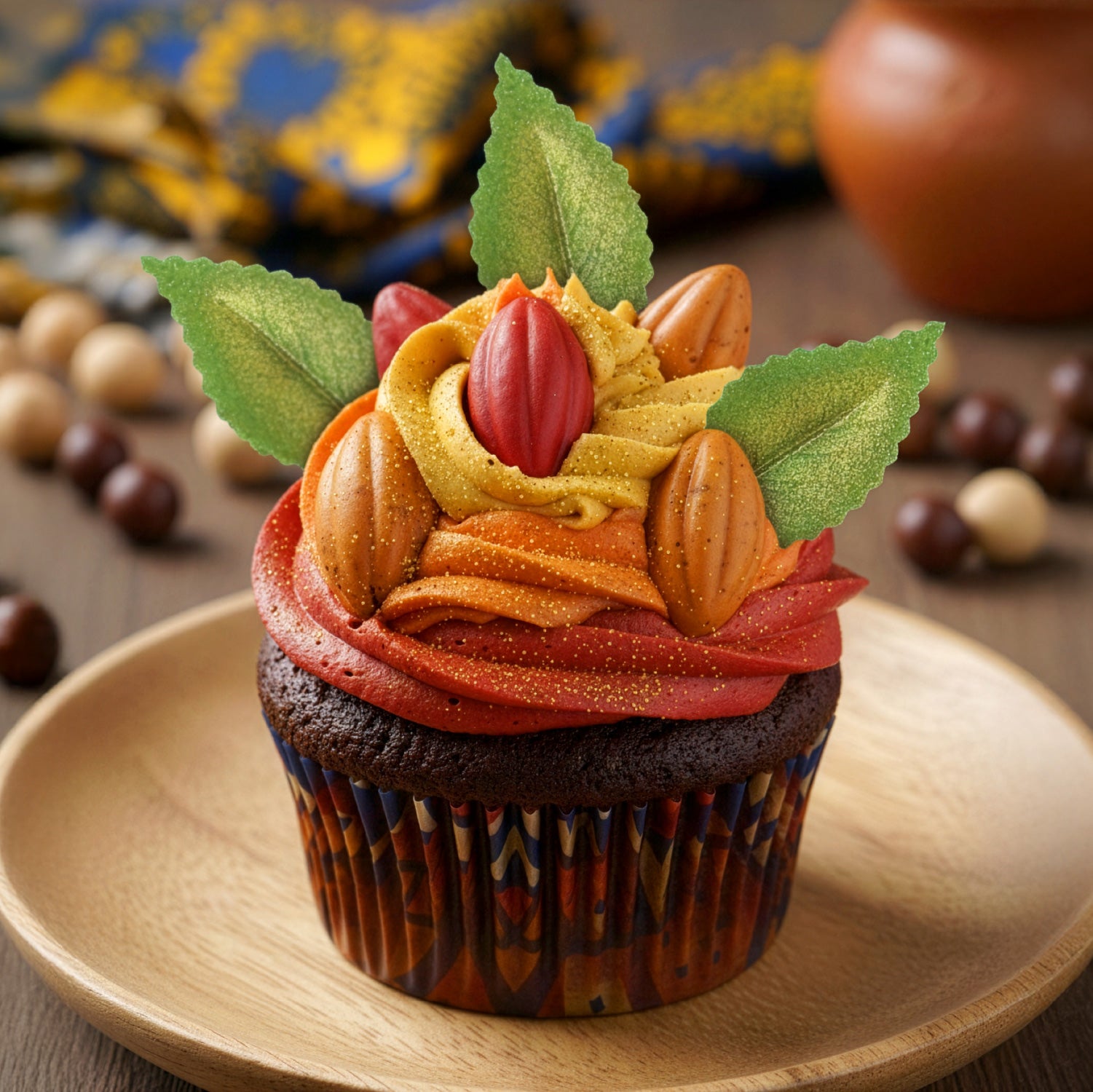 CACAO FRUIT CHOCOLAT BLANC 2D 31X17 MM - 65 UNITÉS