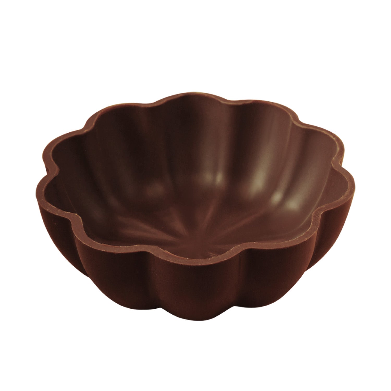 MARGARITA DE CHOCOLATE PRETO 3D Ø 64 x 21 MM - 64 UNIDADES