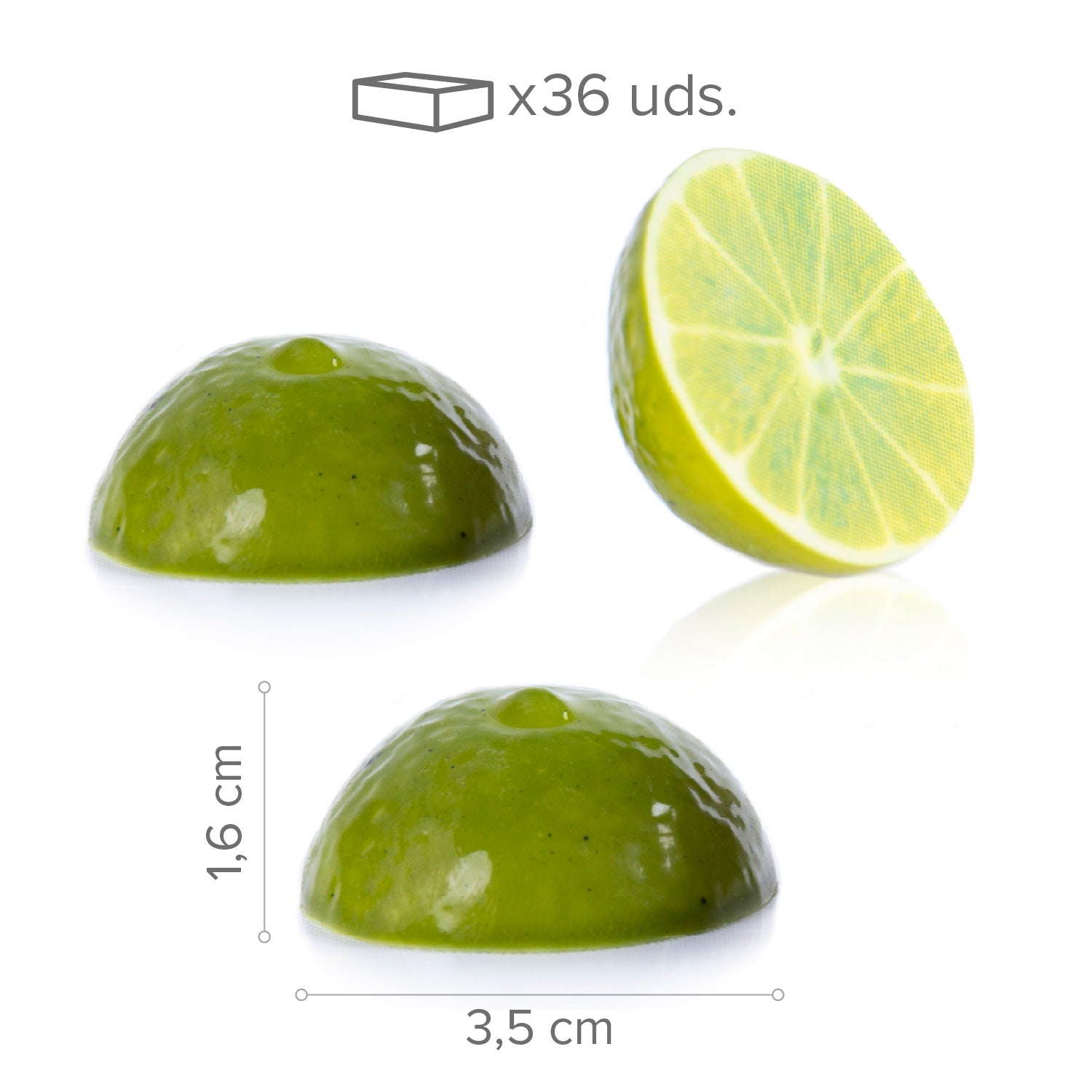 CHOCOLAT BLANC LIMA - 35 X 16 MM - 36 UNITÉS