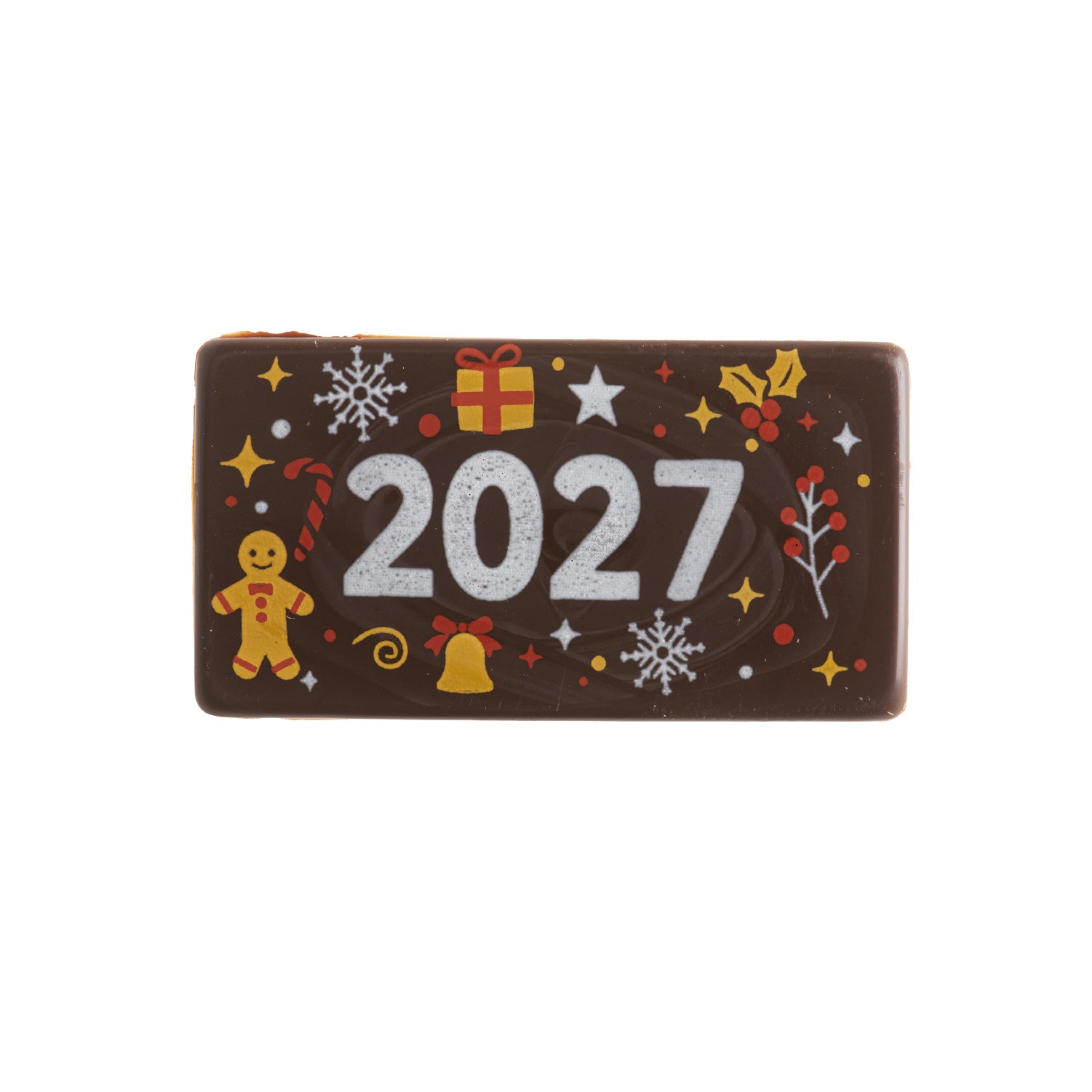 SIGN DARK CHOCOLATE PLATE 2027 60 UNITS