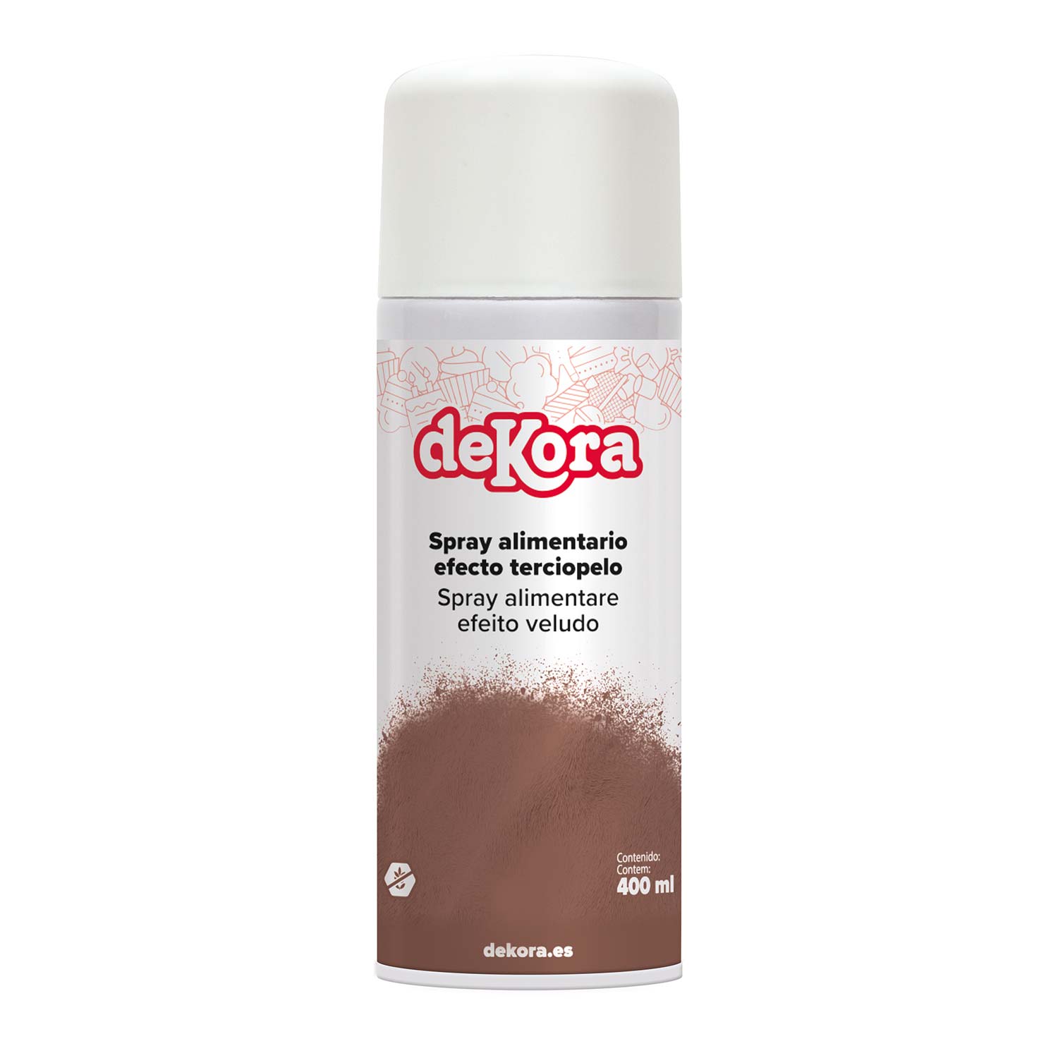 NOVO SPRAY EFEITO DE VELUDO CASTANHO 400ML