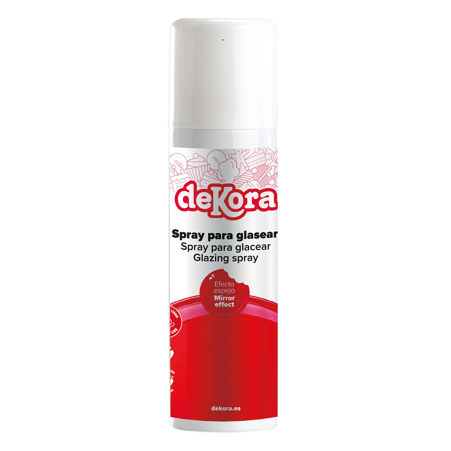 SPRAY DE GLACÊ VERMELHO 280G