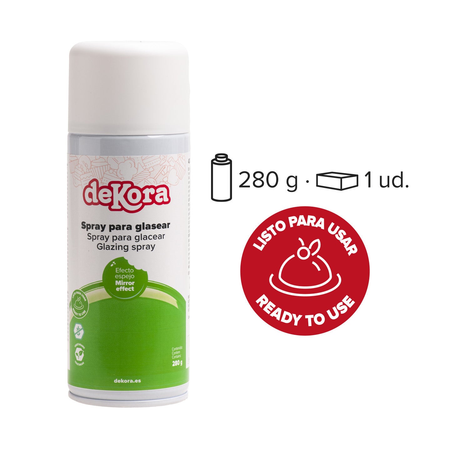 SPRAY DE GLAÇAGE VERT 280G