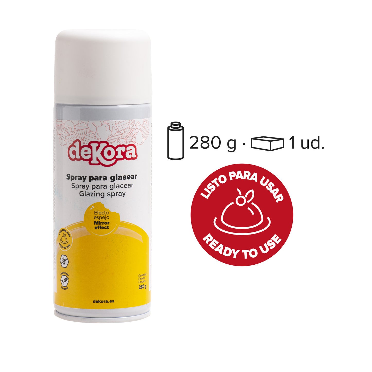 SPRAY GLASSA GIALLA 280G
