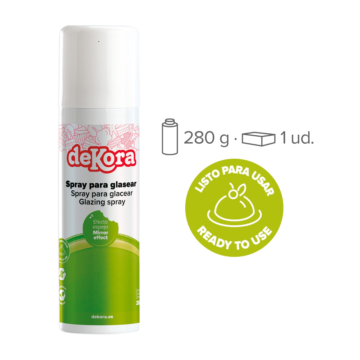 PISTACHIO GREEN SPRAY GLAZE AZF 280G