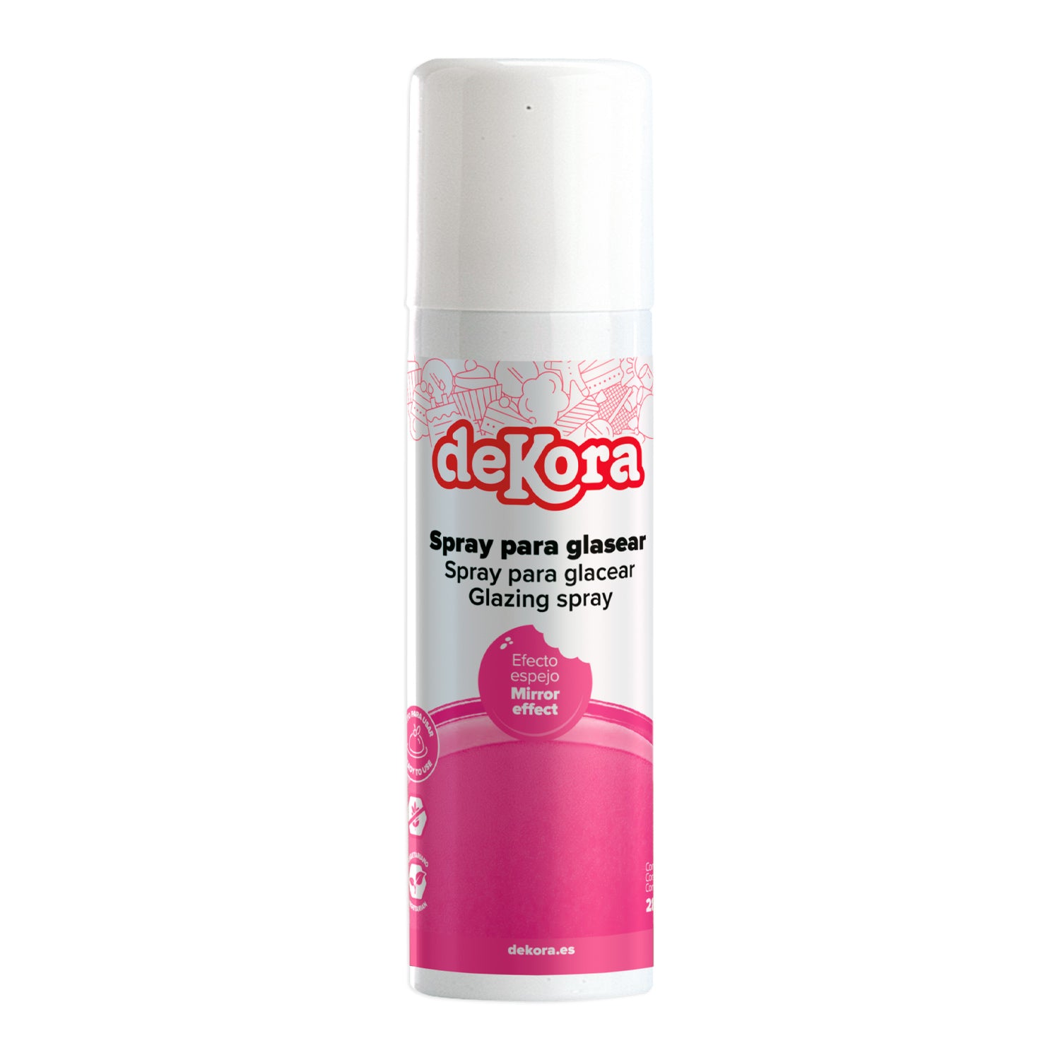 SPRAY GLAZE ROSA PASTEL AZF 280G