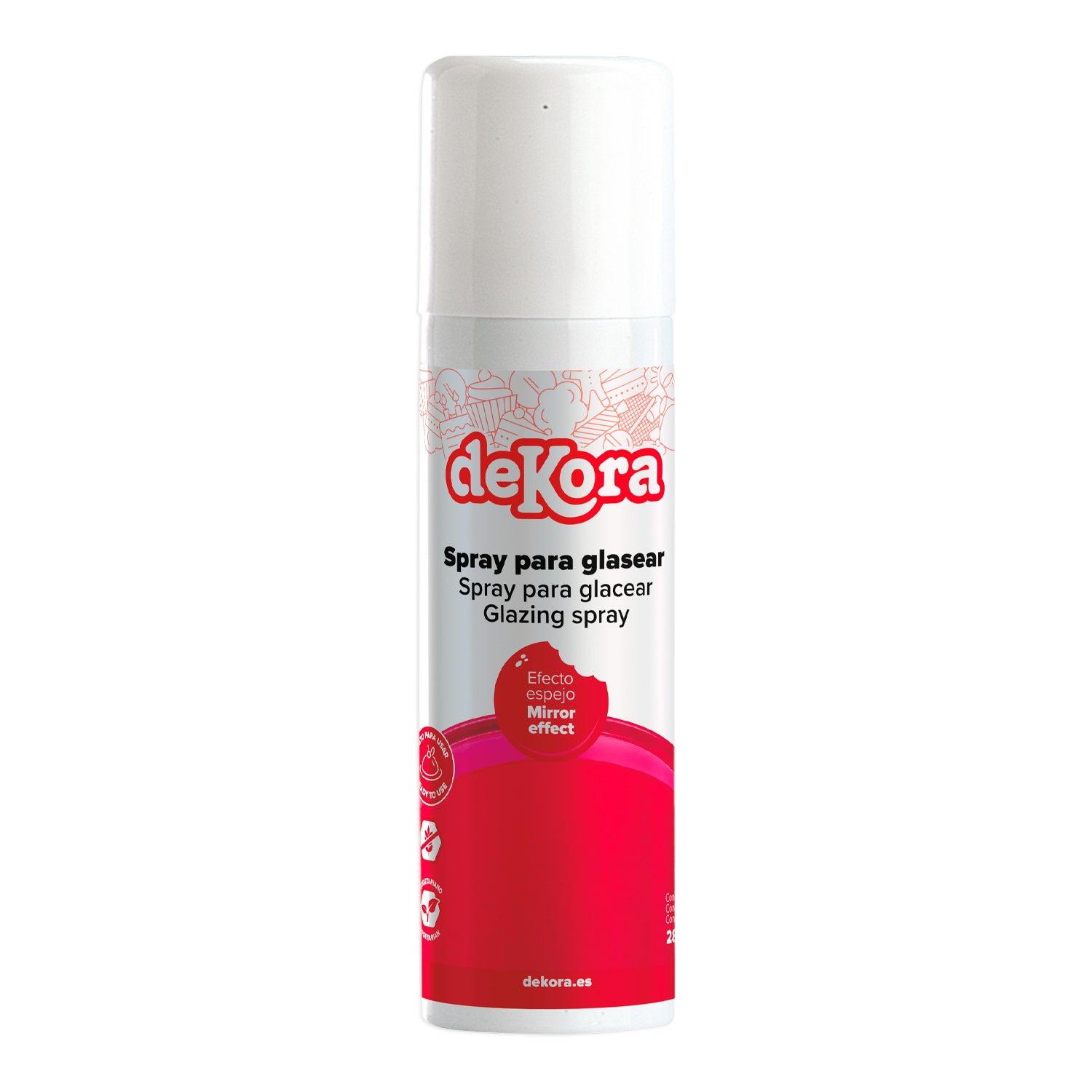 SPRAY GLAZE ROUGE FRAISE AZF 280G