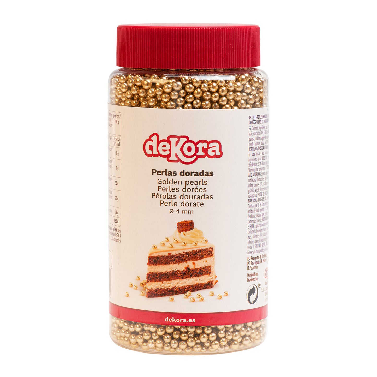 PERLAS AZÚCAR ORO VIEJO Ø 0.4CM 500GR