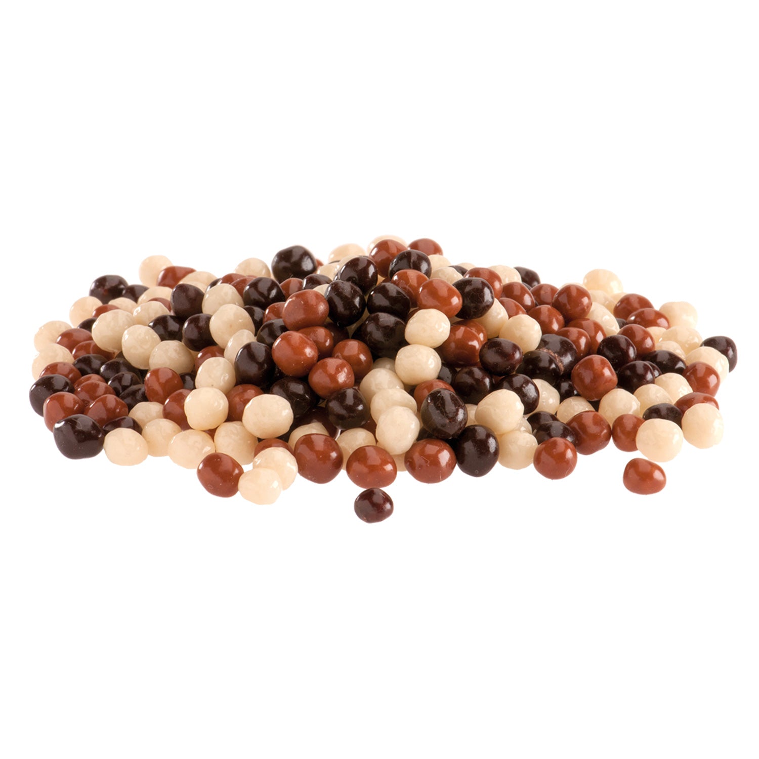 MINI PÉROLAS CHOCOLATE CRISPY 3 CHOCOLATES Ø 0,5CM 600GR