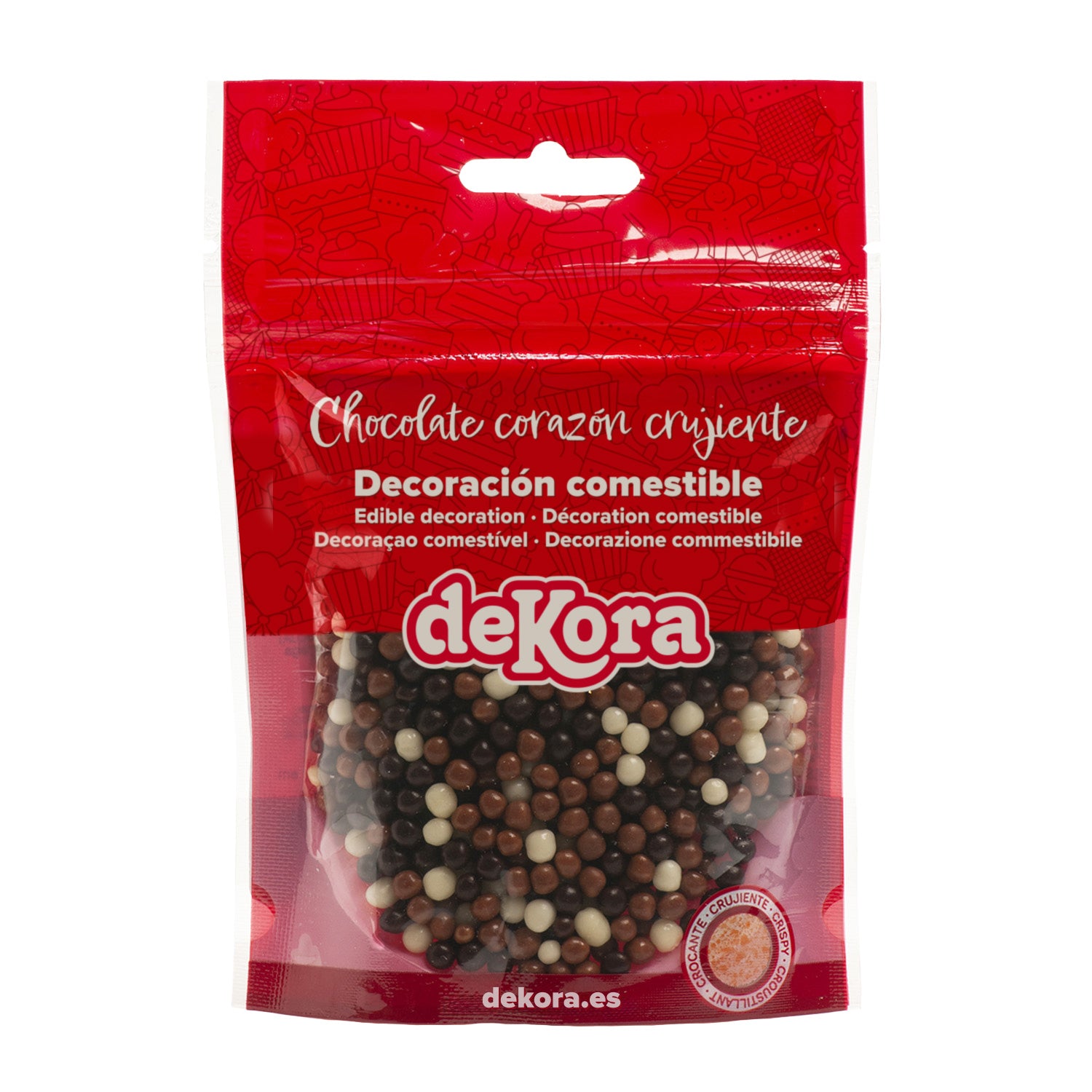 BLISTER MINI BOLITAS CRISPI CHOCOLATE SURTIDAS 70GR