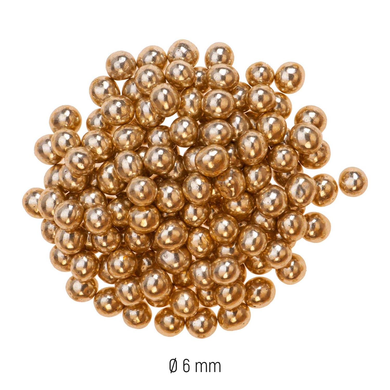 CHOCOLATE CRISPY MINI PEARLS GOLDEN Ø 0.6CM 350GR