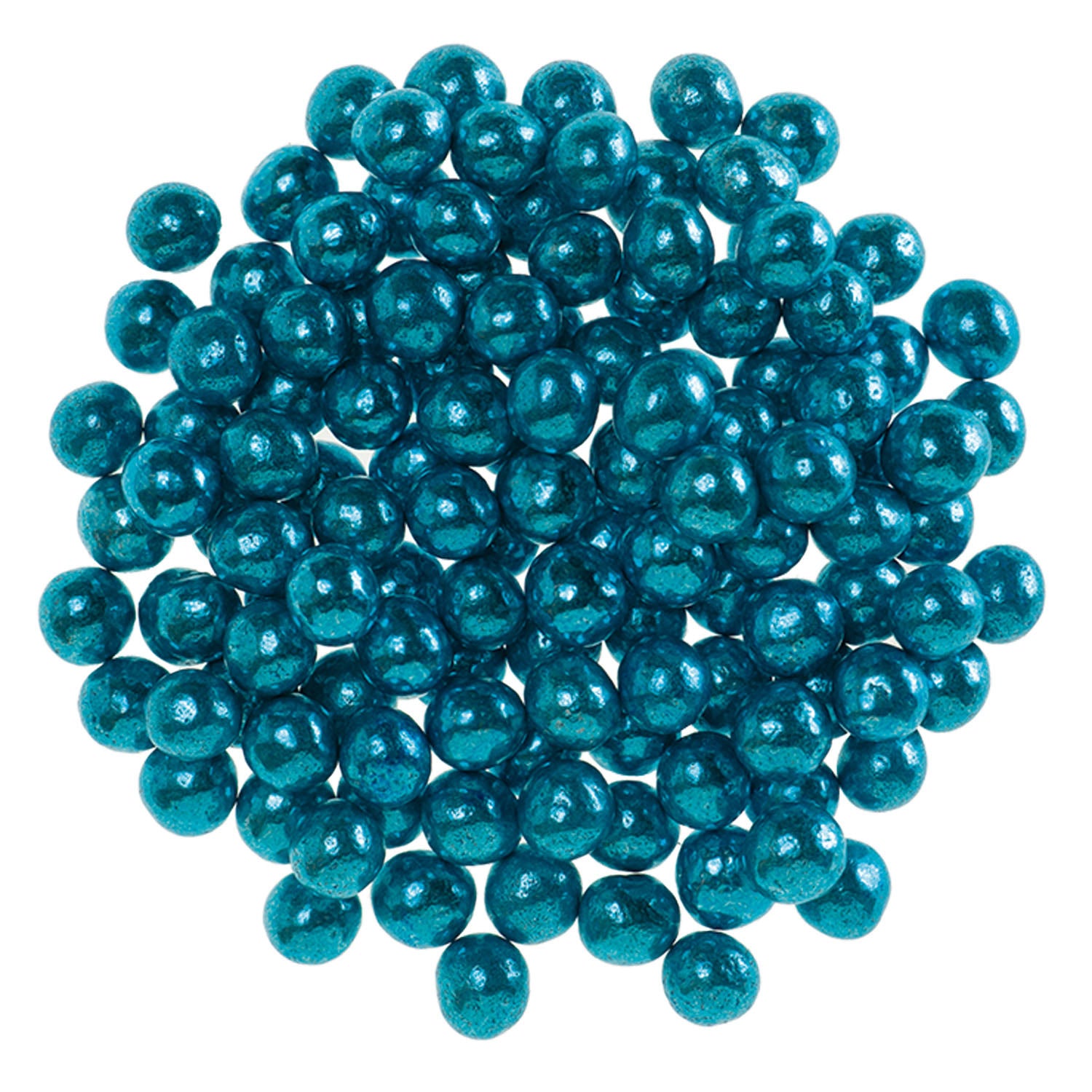 CHOCOLATE CRISPY MINI PEARLS BLUE Ø 0.6CM 350GR