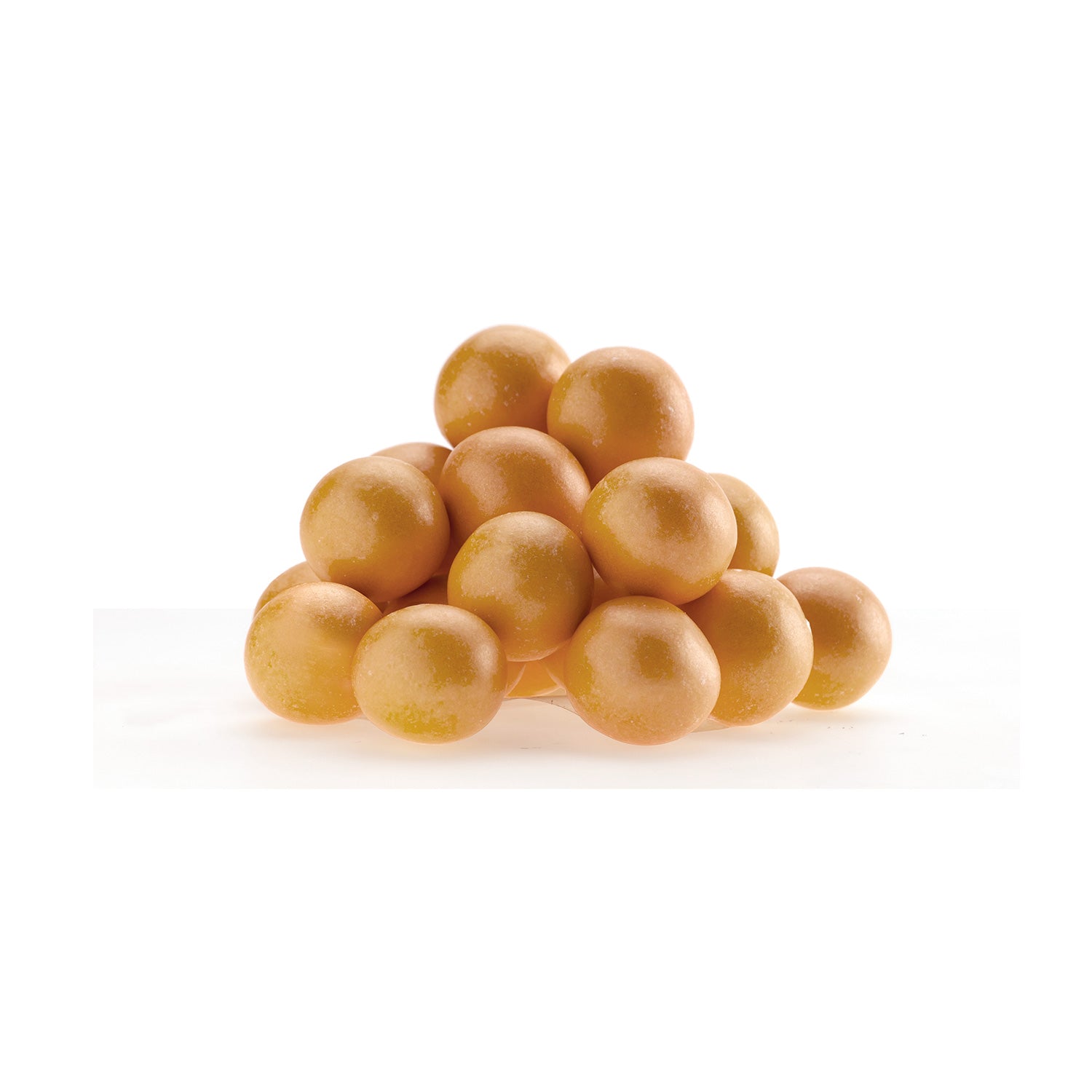 PERLES CHOCOLAT CRISPY ANT VIEUX OR Ø 1.7~2CM 350GR