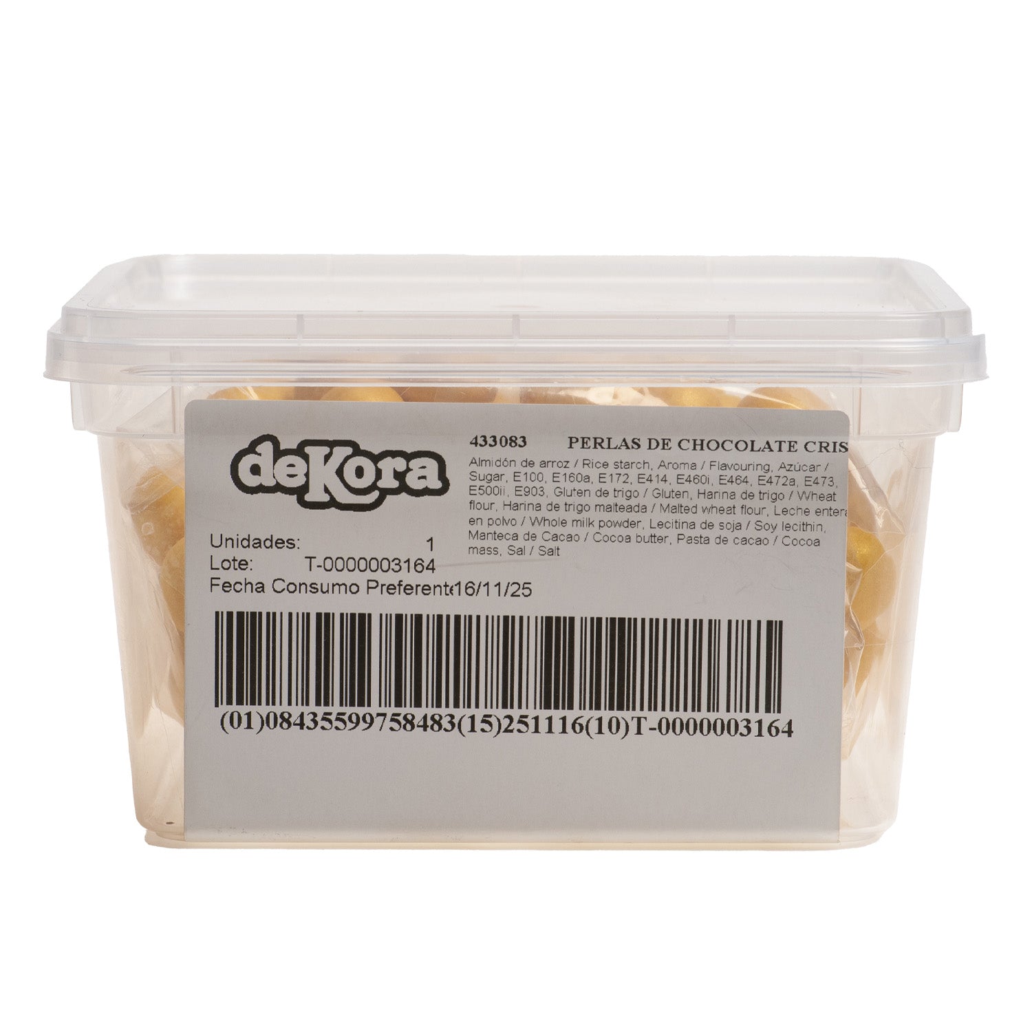 PERLAS DE AZÚCAR, CHOCOLATE Y CRISPY ORO VIEJO 350GR