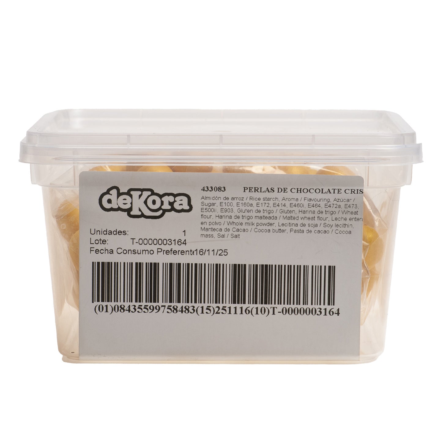 PERLAS DE AZÚCAR, CHOCOLATE Y CRISPY ORO VIEJO 350GR
