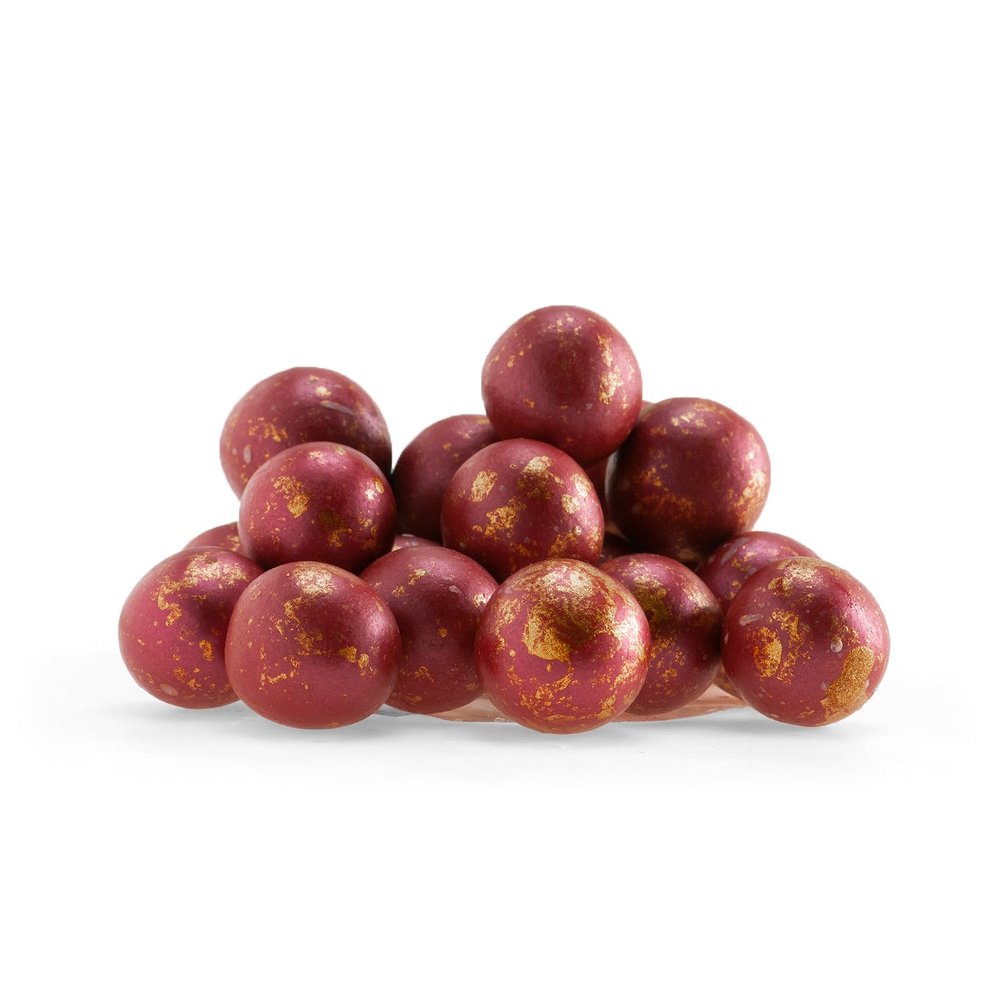 PERLAS DE AZUCAR CRISPY  ROJO Y DORADO Ø1.7-2CM 176GR