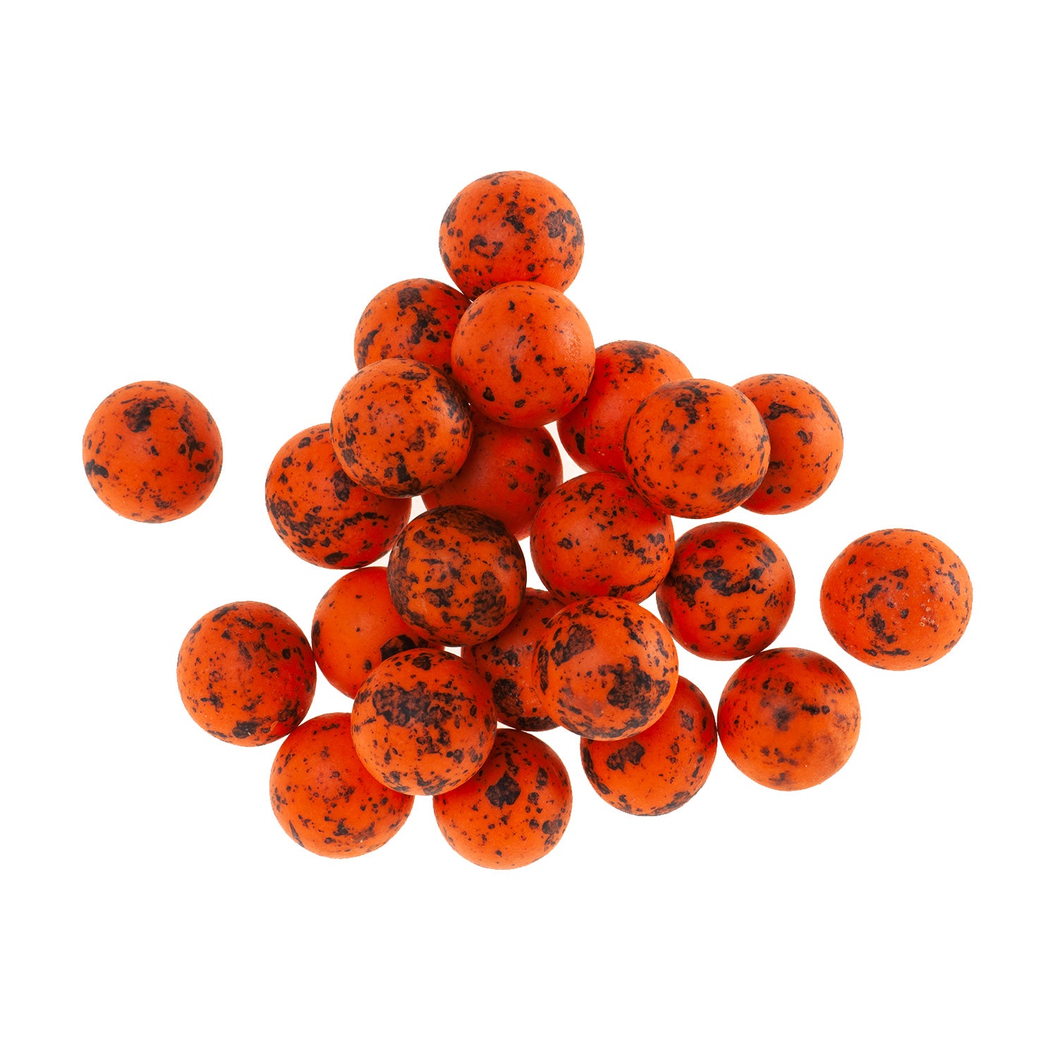 PÉROLAS DE AÇÚCAR CROCANTES LARANJA E PRETAS Ø1,7-2CM 176G