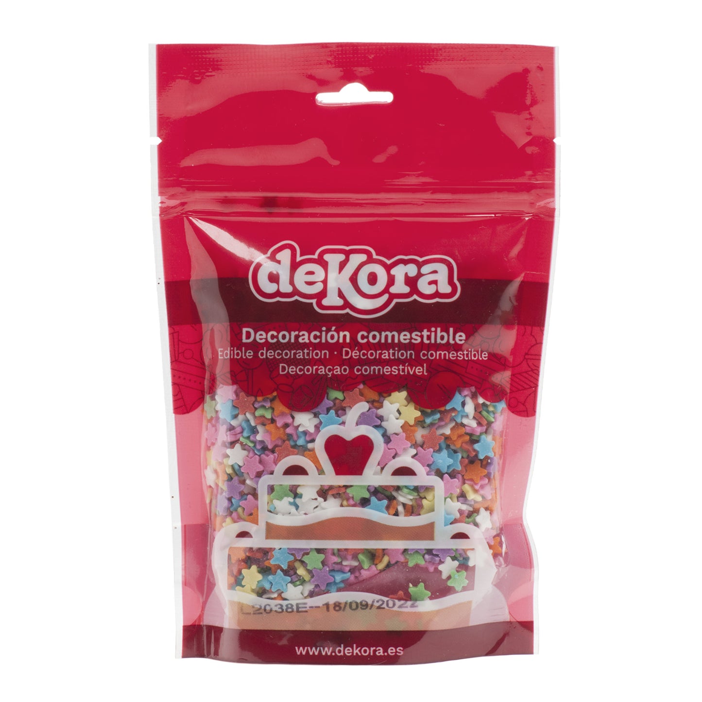 BLISTER CONFETTI SUCRE STARS 100GR