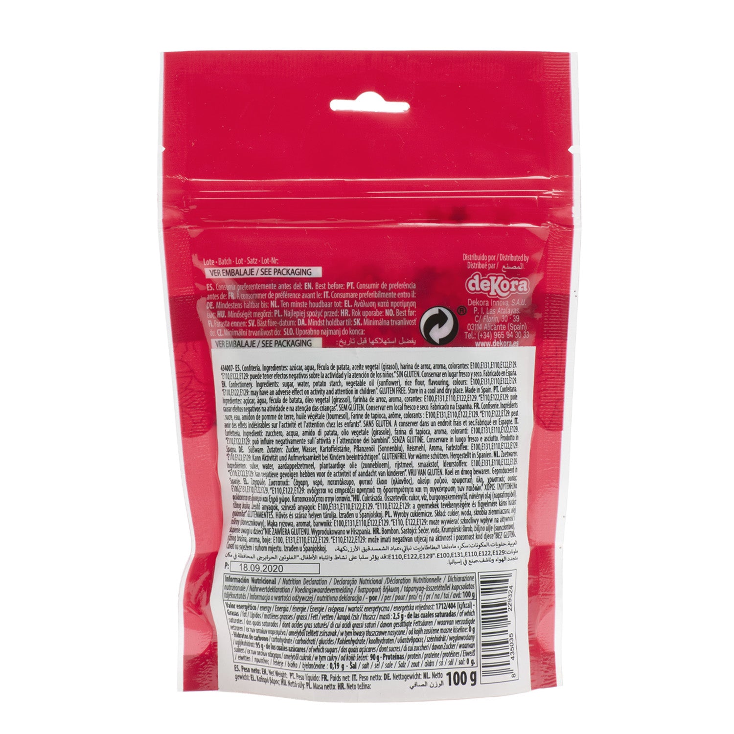 BLISTER CONFETTI SUCRE STARS 100GR