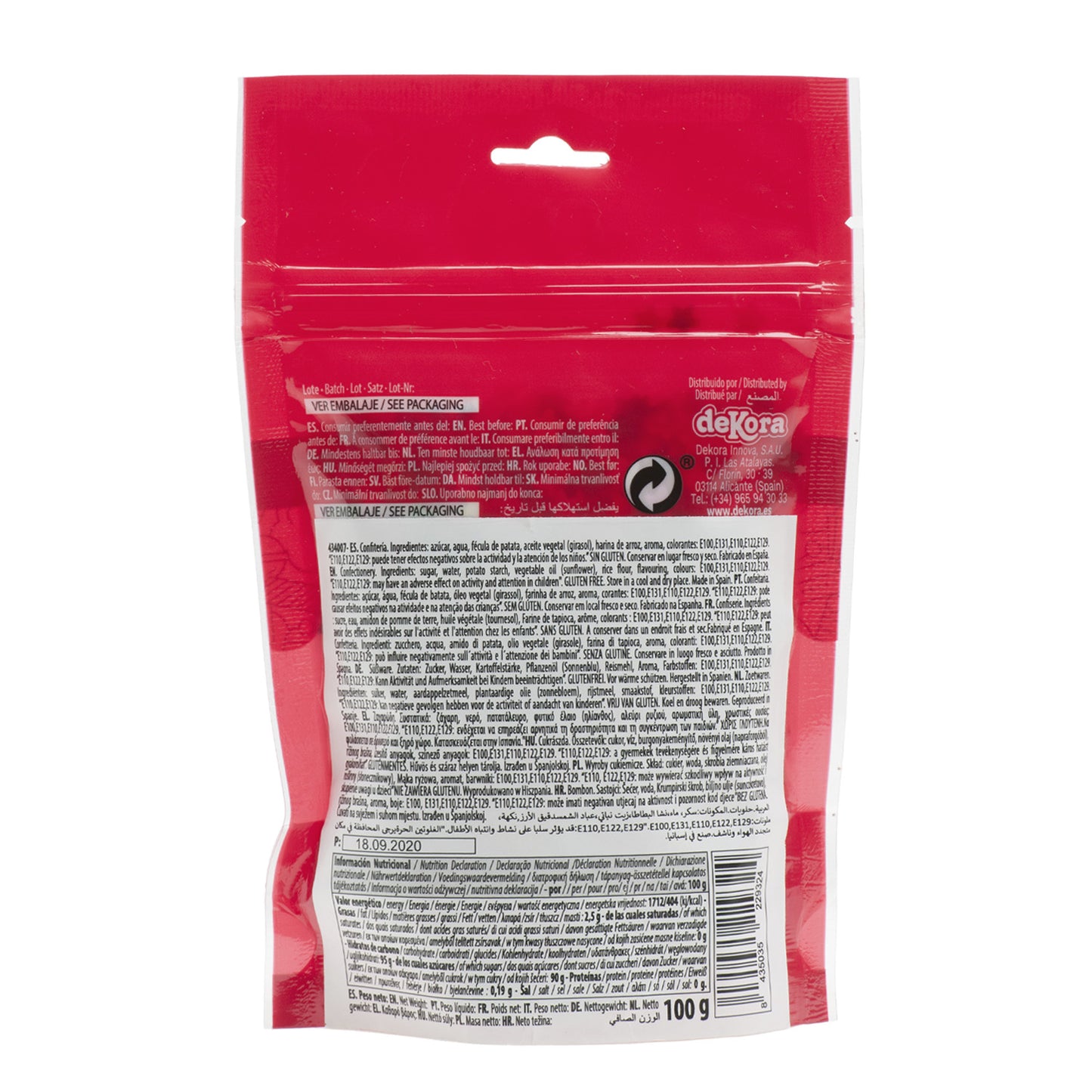BLISTER CONFETTI SUCRE STARS 100GR