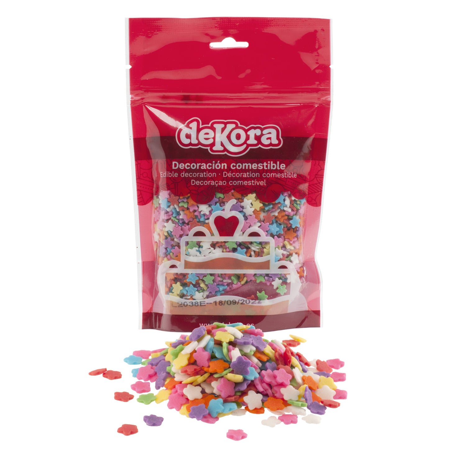 BLISTER CONFETTI SUCRE STARS 100GR