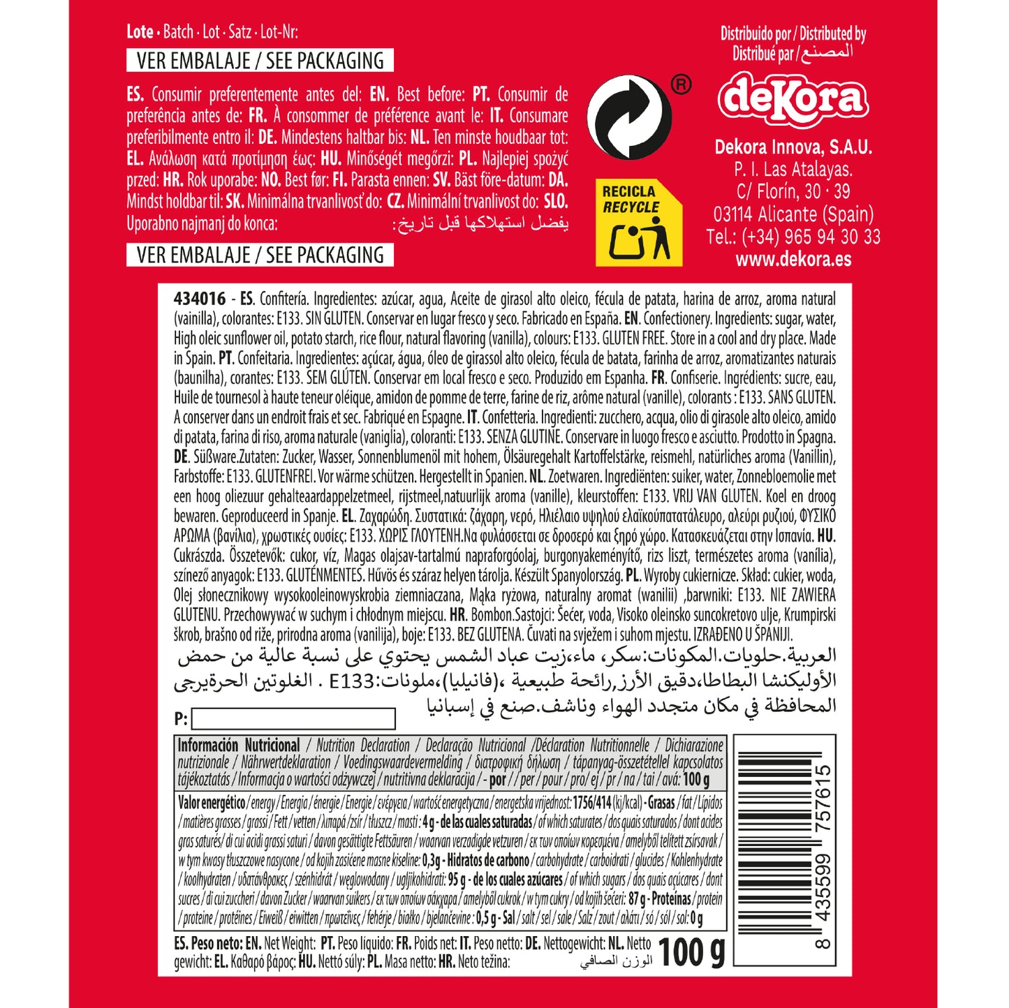 MIX DE GRANULADOS BEBÊ MENINO 100G