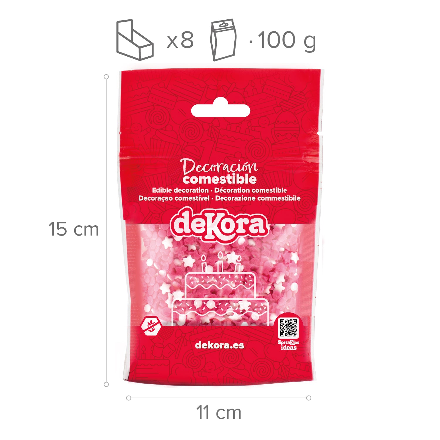 MIX DE GRANULADOS BEBÊ MENINA 100G