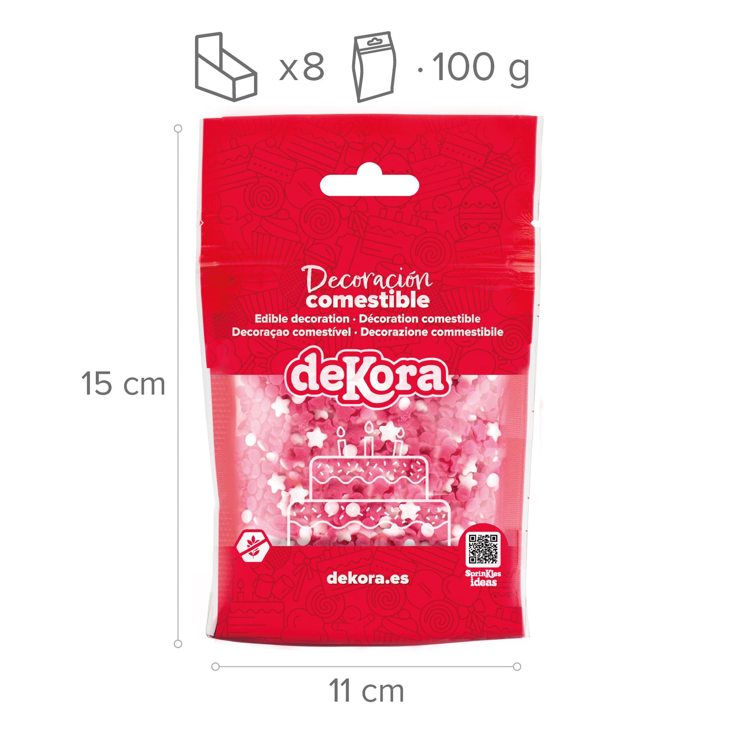 MIX DE GRANULADOS BEBÊ MENINA 100G