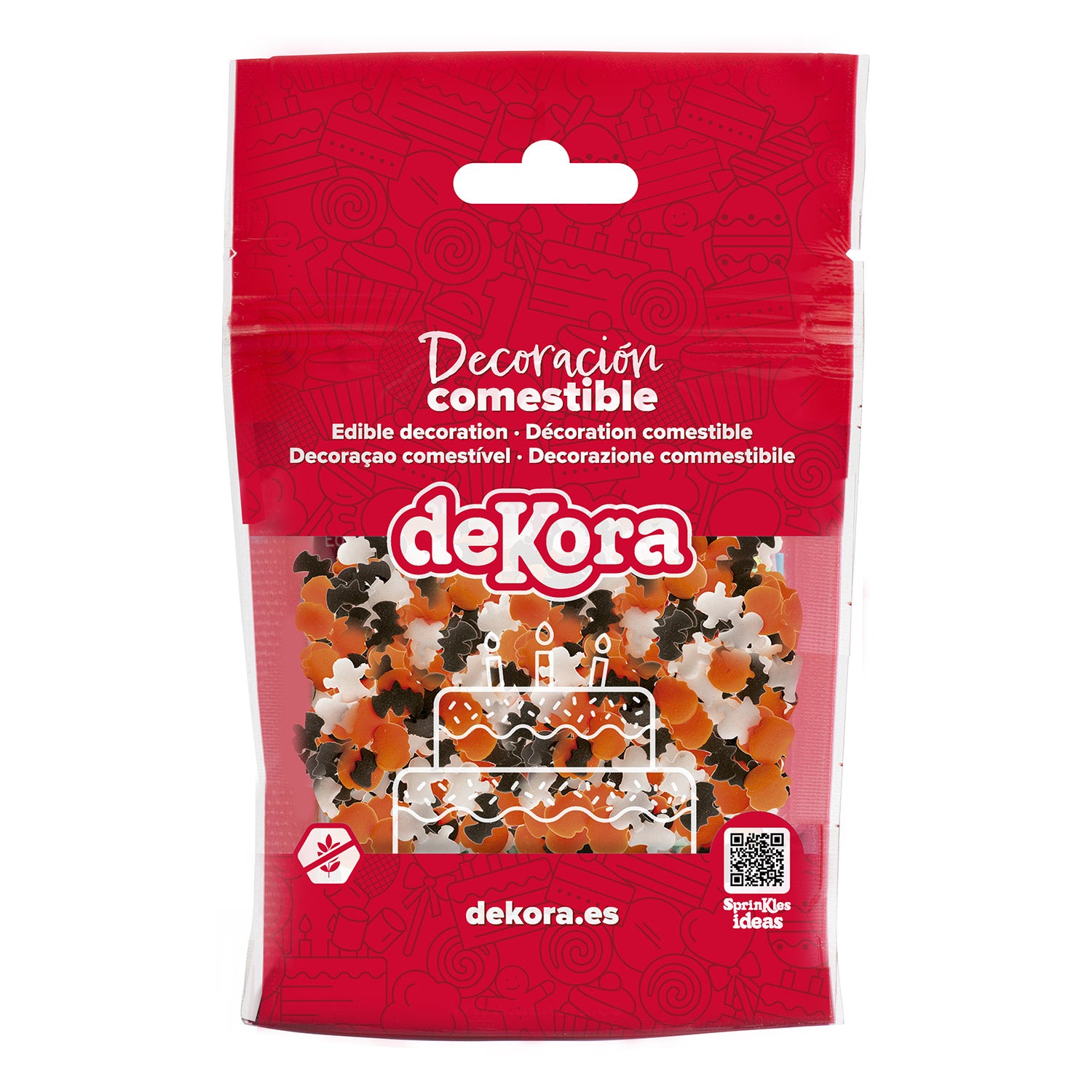 BLÍSTER CONFETI AZÚCAR MIX HALLOWEEN 100GR