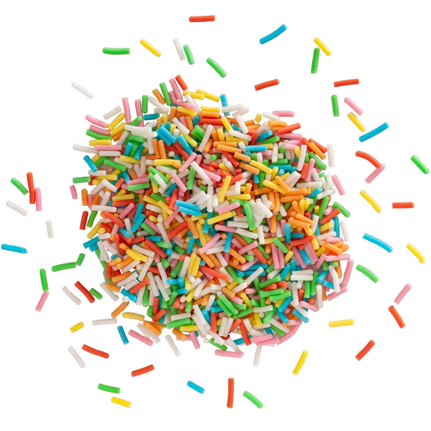 CONFETTI VERMICELLES SUCRE COULEURS ASSORTIES 100 GR