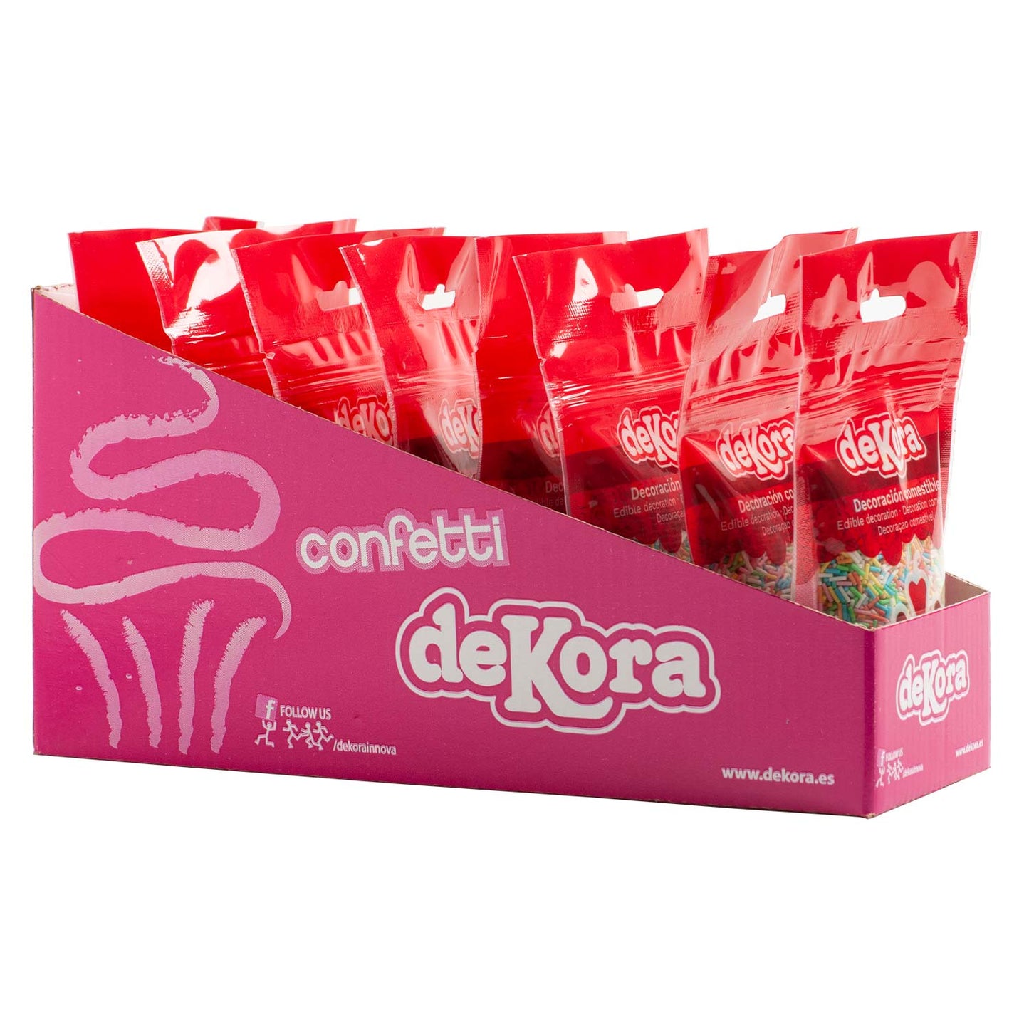 CONFETTI VERMICELLES SUCRE COULEURS ASSORTIES 100 GR