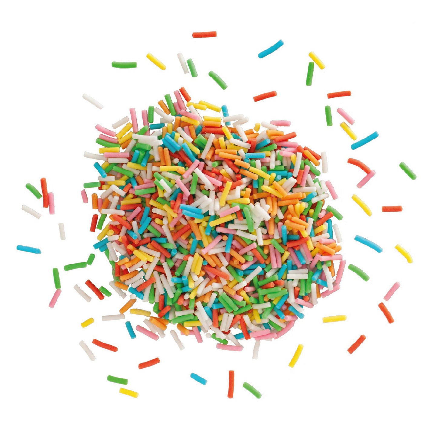 CONFETTI VERMICELLES SUCRE COULEURS ASSORTIES 100 GR