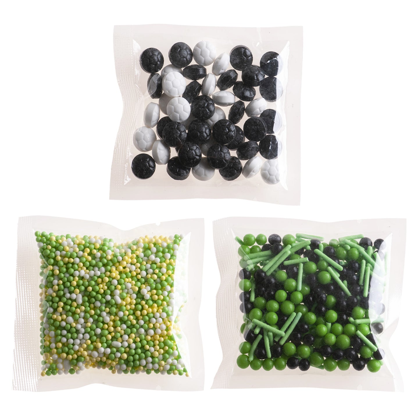MISTURA DE SPRINKLES FUTEBOL 70G (3X23.3G)