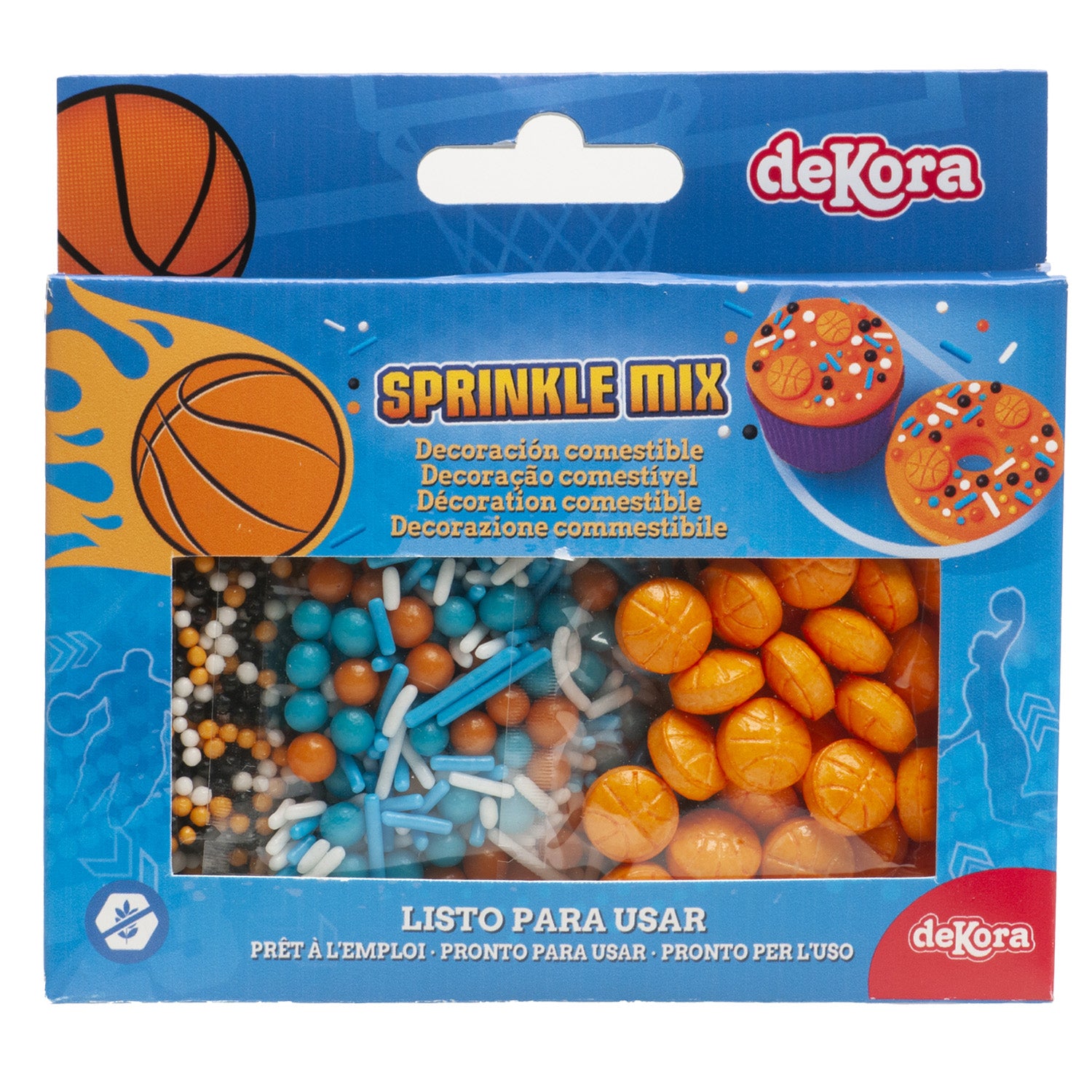MIX DE SPRINKLES BASQUETEBOL 70G (3X23.3G)
