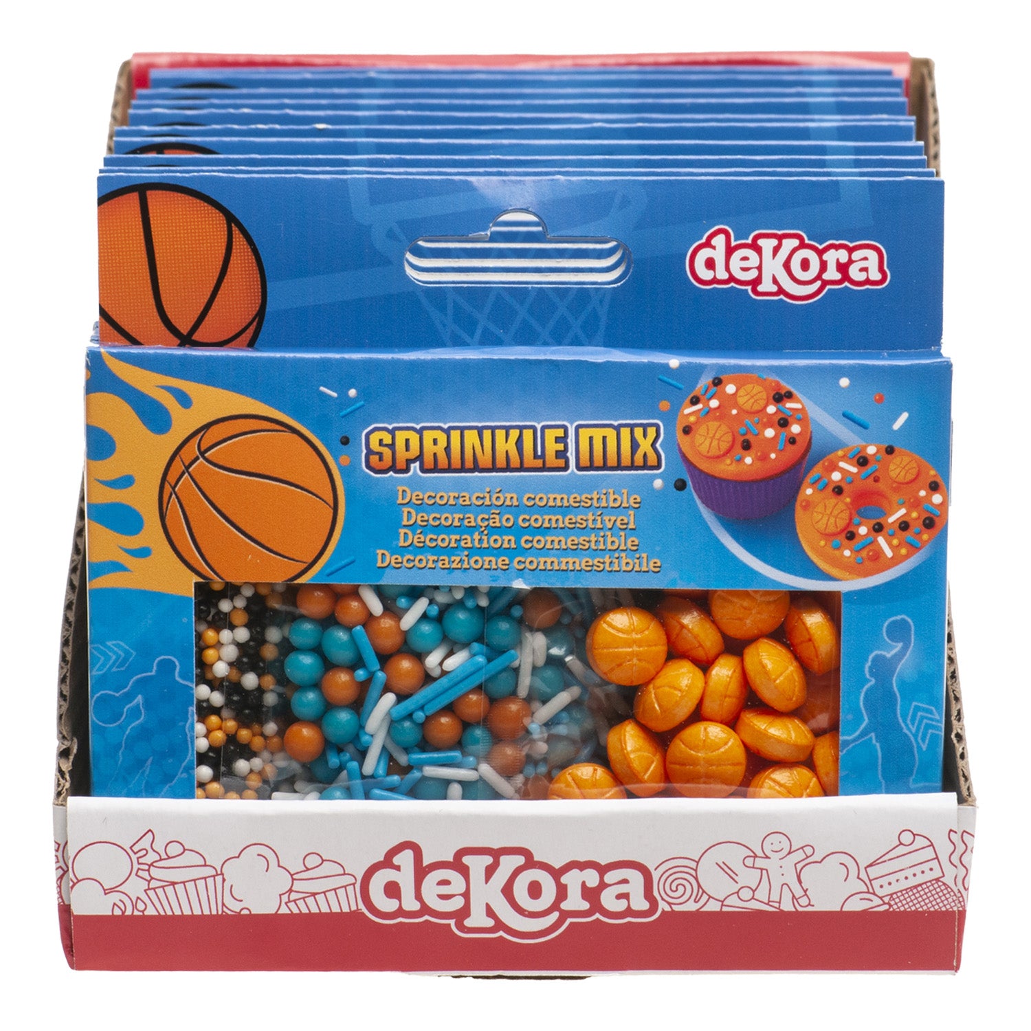 MIX DE SPRINKLES BASQUETEBOL 70G (3X23.3G)