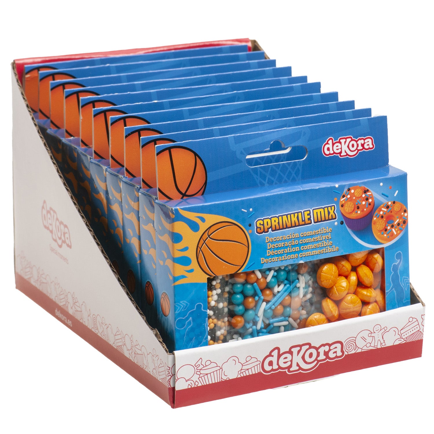 MIX DE SPRINKLES BASQUETEBOL 70G (3X23.3G)