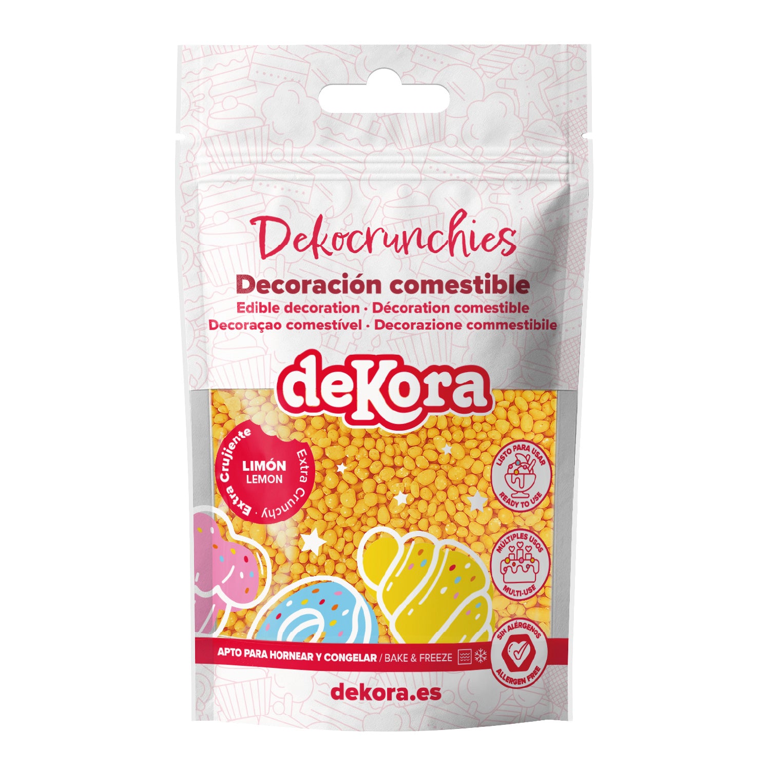DEKOCRUNCHIES SABOR DE LIMÃO 100GR LEMONCELLO