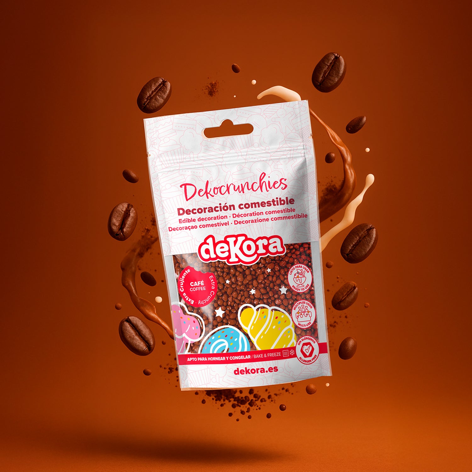 DEKOCRUNCHIES COFFEE FLAVOUR 100GR ESPRESSO YOURSELF