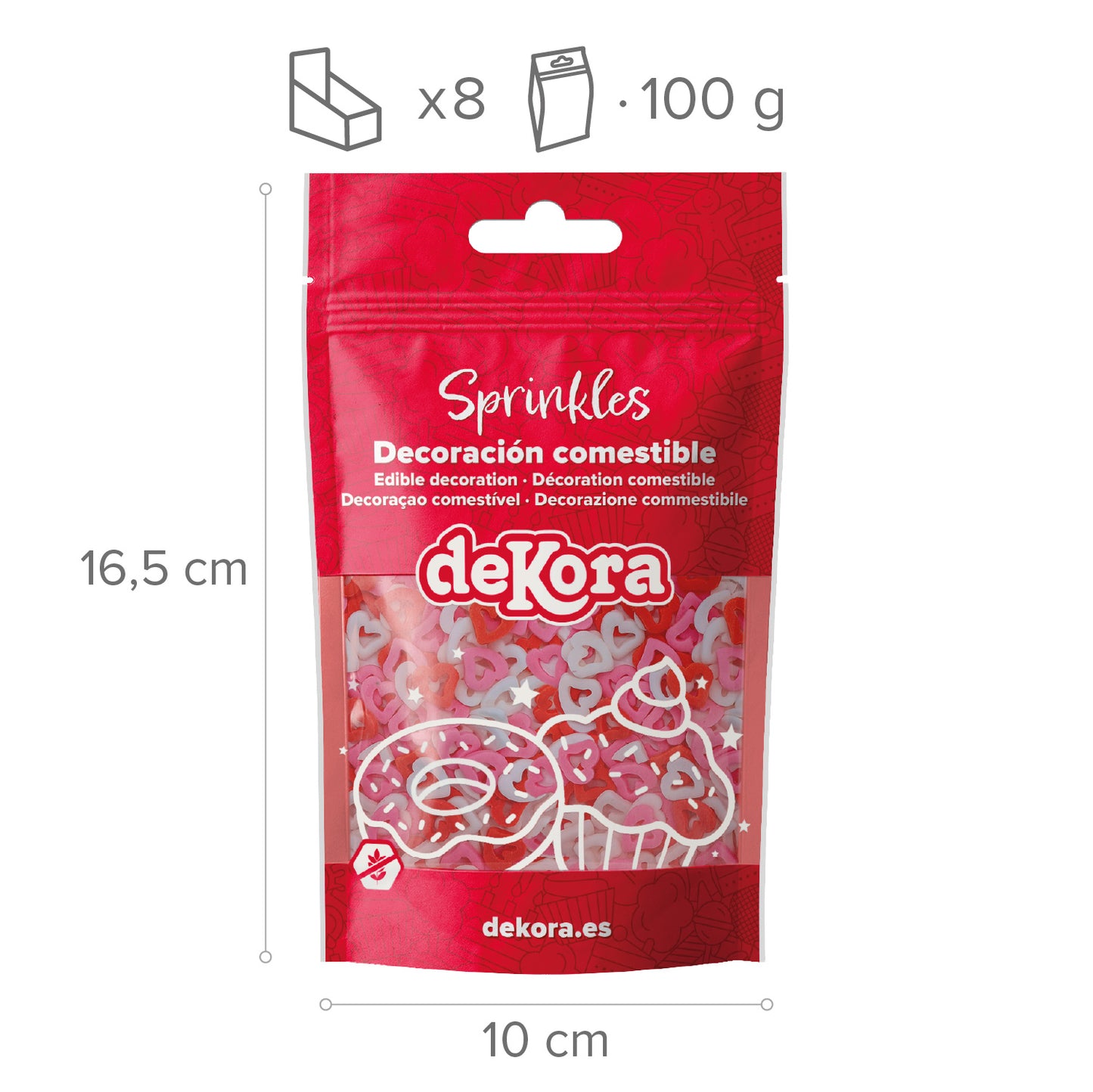 SPRINKLE MIX CUORI CAVI  SECRET LOVE