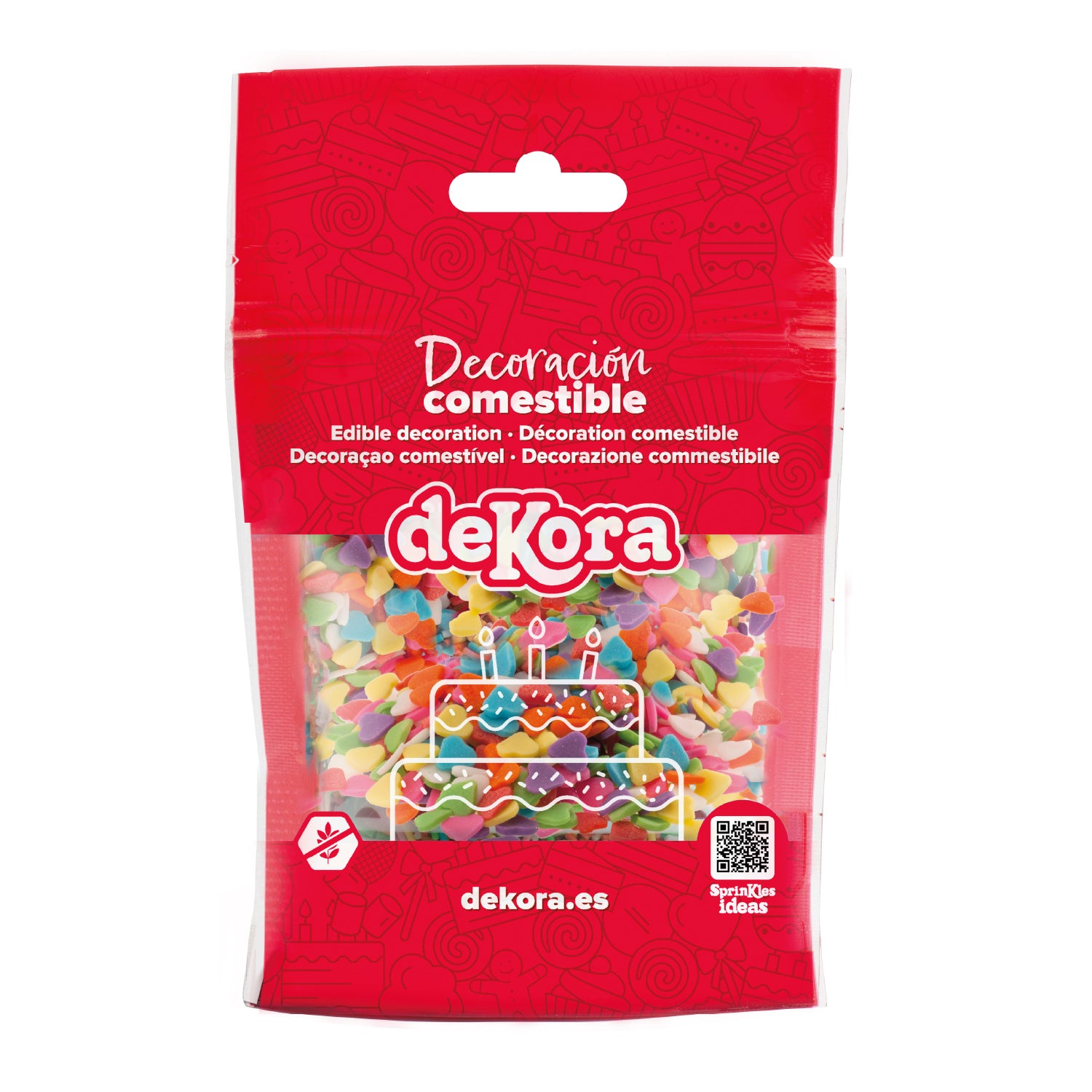 SPRINKLE MIX CORAZONES MULTICOLOR 100GR