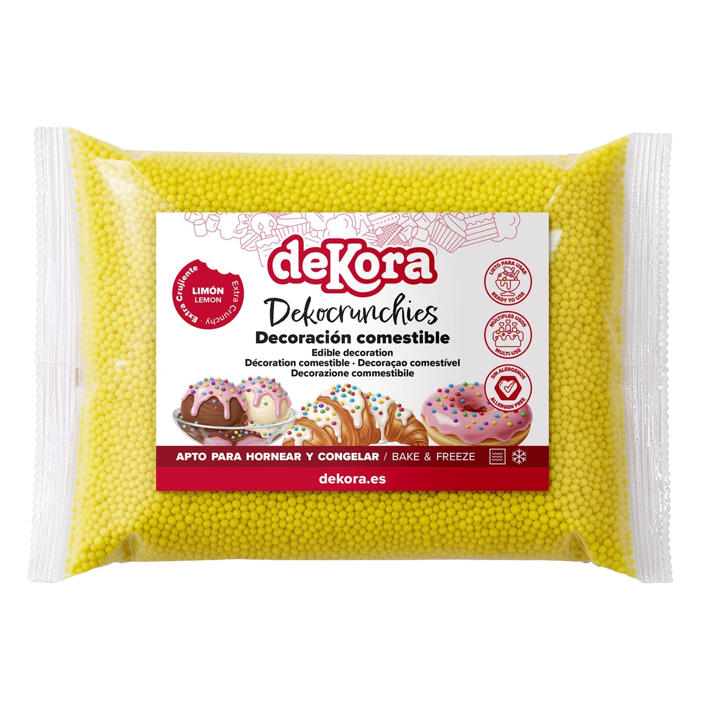 DEKOCRUNCHIES LEMON FLAVOUR 1KG