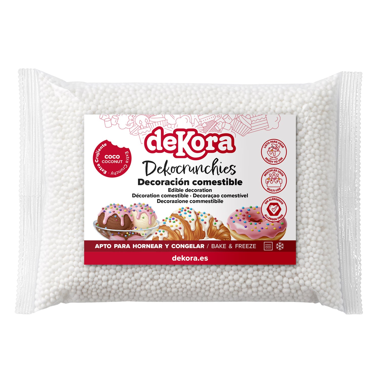 DEKOCRUNCHIES SABOR COCO 1KG