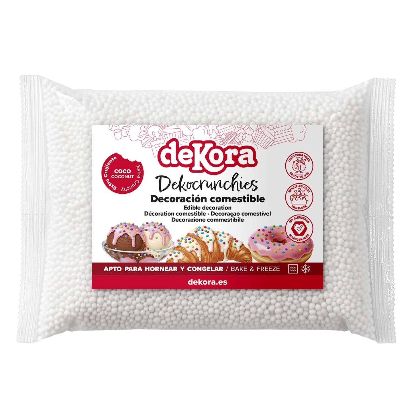 DEKOCRUNCHIES SABOR COCO 1KG