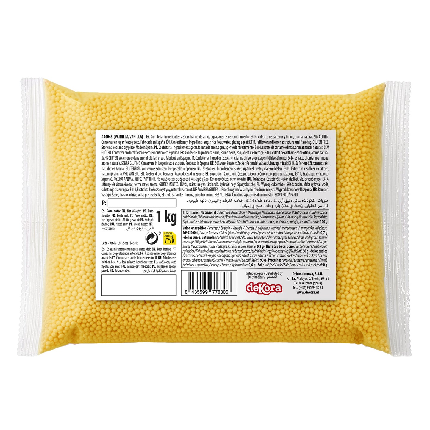 DEKOCRUNCHIES  SAPORE DI VANIGLIA 1KG