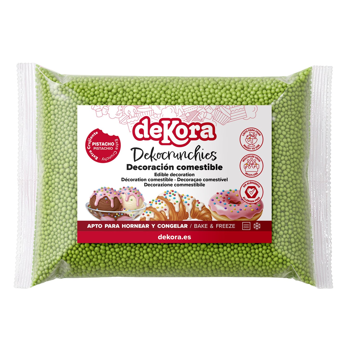 DEKOCRUNCHIES PISTACHIO FLAVOUR 1KG