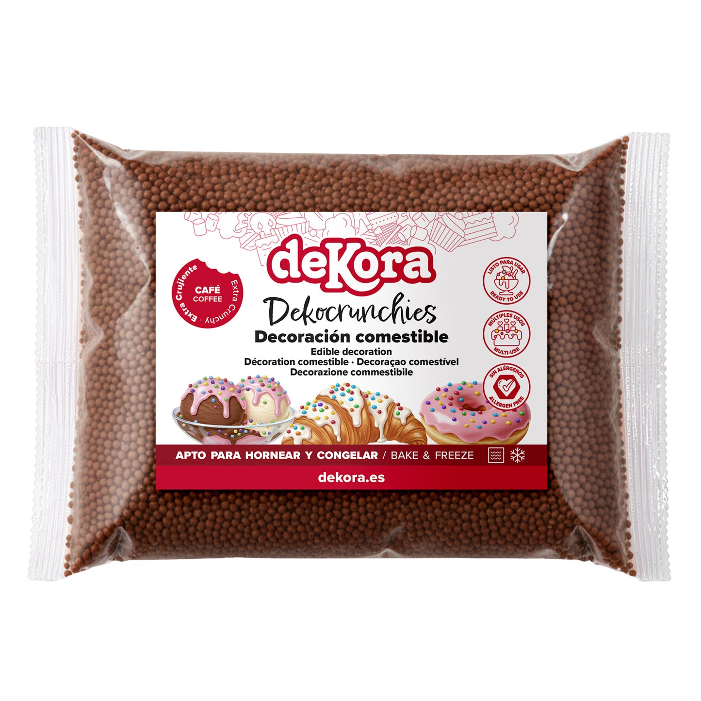 DEKOCRUNCHIES SABOR CAFÉ 1KG